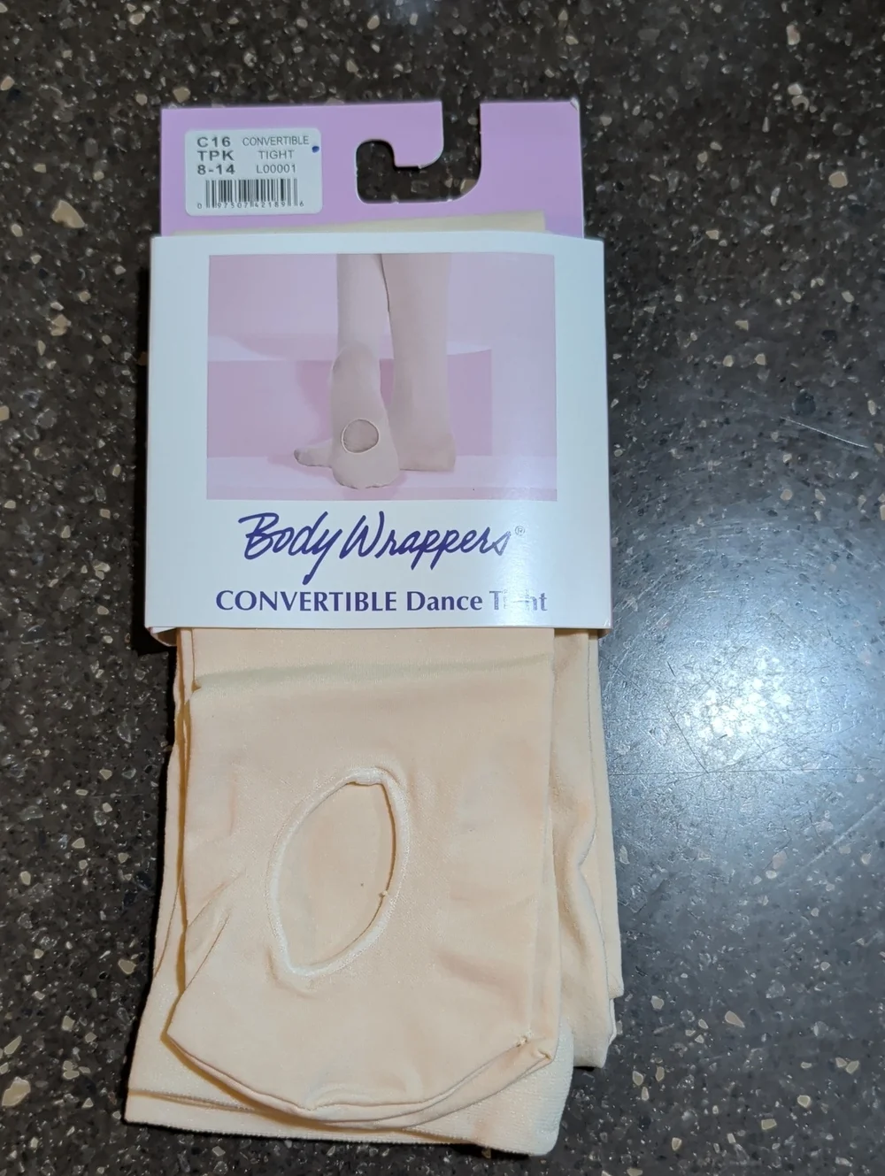 Body Wrappers Convertible Dance Tight in Light Beige
